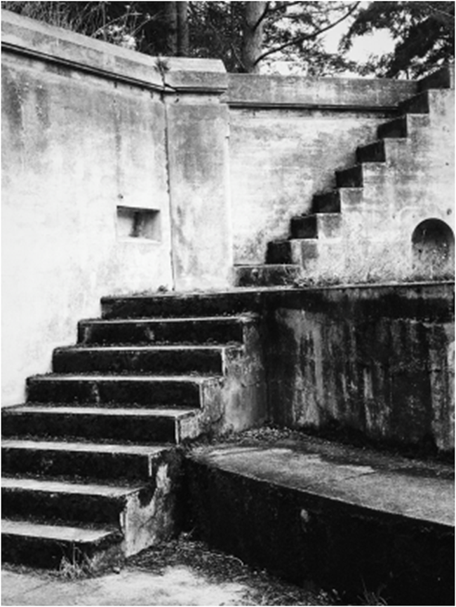 Stairs at Fort Worden State Park. A photographic example of pattern.